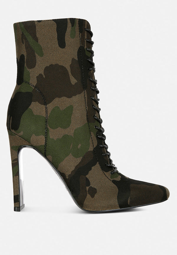 Wyndham Lace Up Leather Ankle Boots - Glamourous Grace