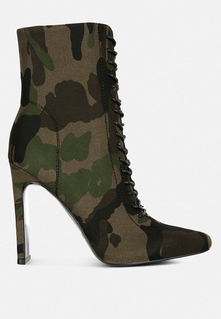 Wyndham Lace Up Leather Ankle Boots - Glamourous Grace