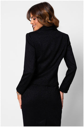 Black Tailored Lace Blazer, Jody
