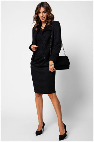 Black Tailored Lace Blazer, Jody