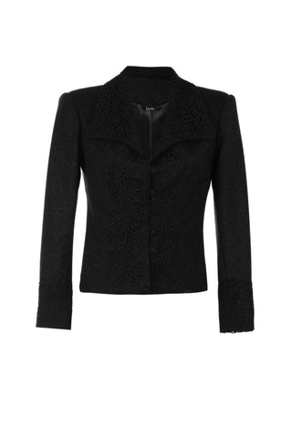 Black Tailored Lace Blazer, Jody