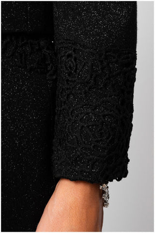 Black Tailored Lace Blazer, Jody