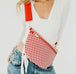 Woven Checkered Cherry Red