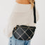 Woven Checkered Black