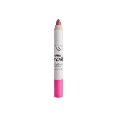 Golden Rose Miss Beauty: Pinky Nude Velvety Matte Lipstick - Long Lasting, Non-Drying Formula for a Comfortable, Modern Look - Glamourous Grace