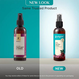 Pilgrim Red Vine Face Mist & Toner Spray with Vitamin B3 and Aloe, For Anti Ageing, Glowing Skin