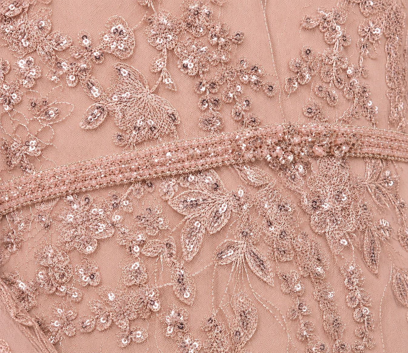 Lace, V Neck, Long Bell Sleeve Gown - Glamourous Grace