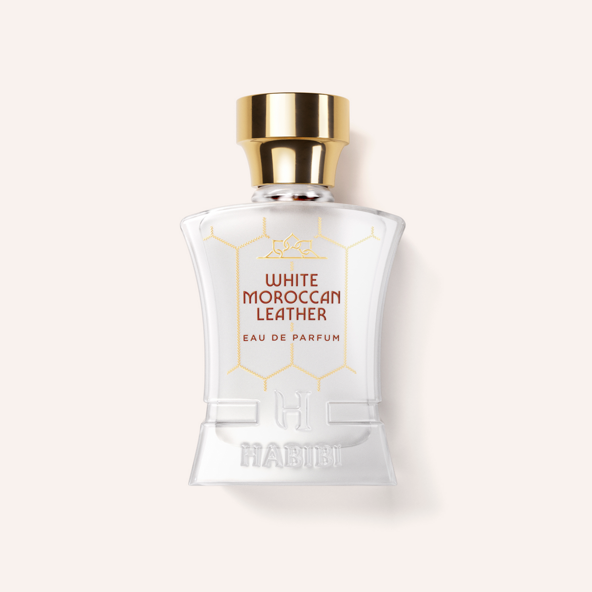 White Moroccan Leather - Glamourous Grace
