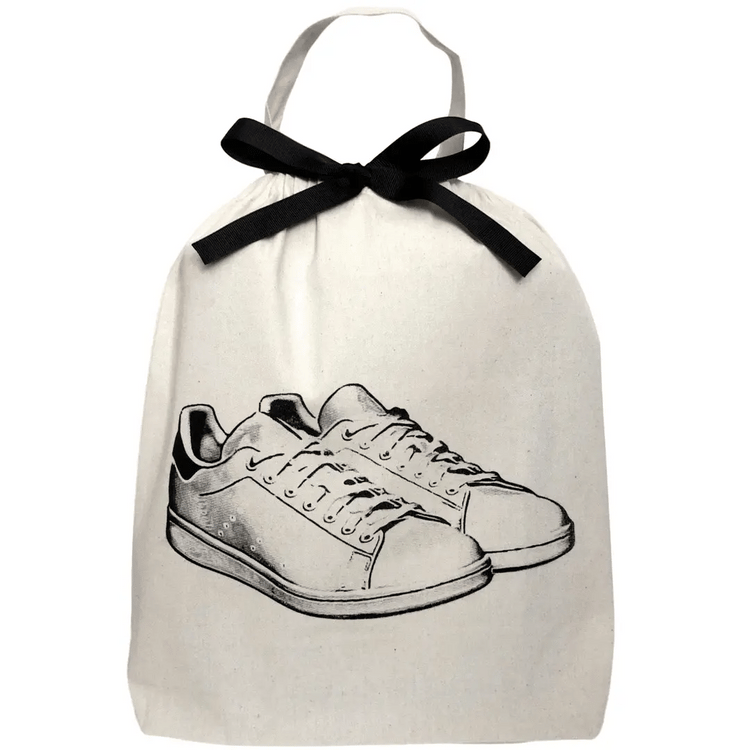 White Sneaker Shoe Bag – Cream - Glamourous Grace
