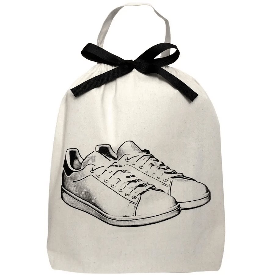 White Sneaker Shoe Bag – Cream - Glamourous Grace