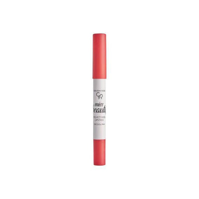 Golden Rose Miss Beauty: Cool Pink Velvet Matte Lipstick - Long Lasting, Non-Drying Formula for Intense Color - Glamourous Grace