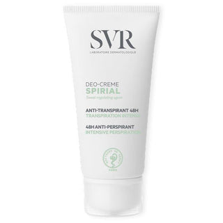 SVR Spirial Antiperspirant Cream 50ml - Fragrance-Free, Sensitive Skin Solution for Excessive Sweating - Glamourous Grace