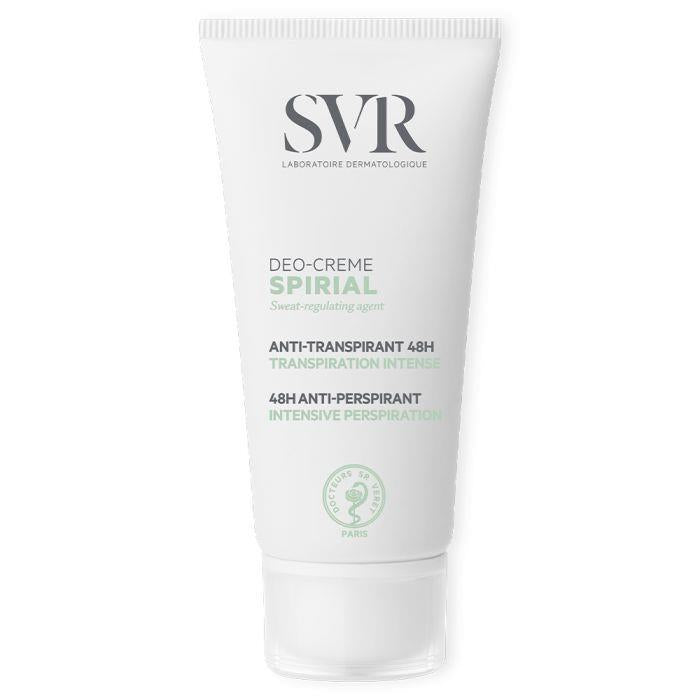 SVR Spirial Antiperspirant Cream 50ml - Fragrance-Free, Sensitive Skin Solution for Excessive Sweating - Glamourous Grace