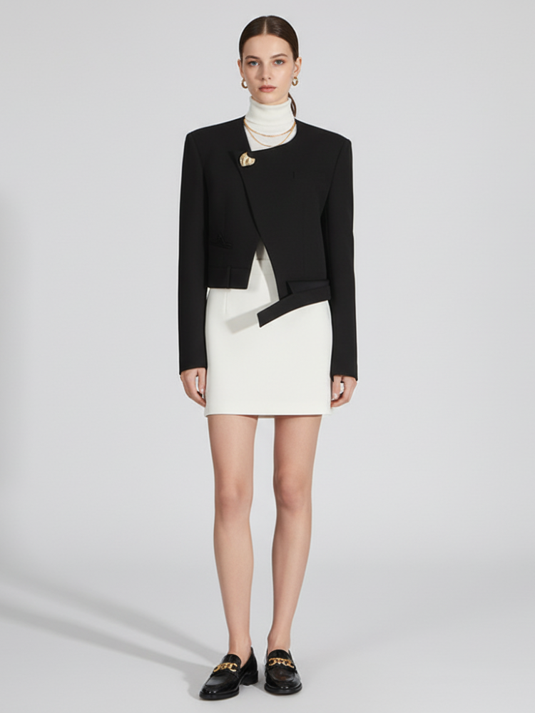 Women's Asymmetric Blazer CHELSEA ECO FASHION BYMANYC ® New York