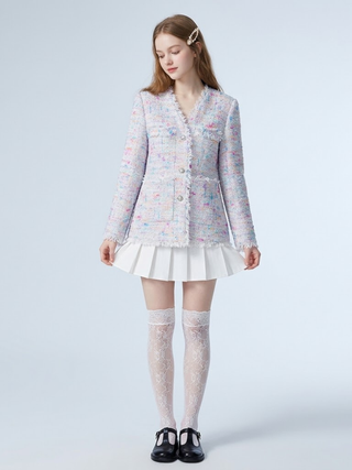 Women's Luxury Plaid Blazer UPPER EAST New Collection Prêt-à-Porter BYMANYC ® New York