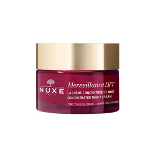 Nuxe Merveillance Lift Concentrated Night Cream 50ml - Anti-Aging Hyaluronic Acid Night Cream for Dry, Mature Skin - Glamourous Grace