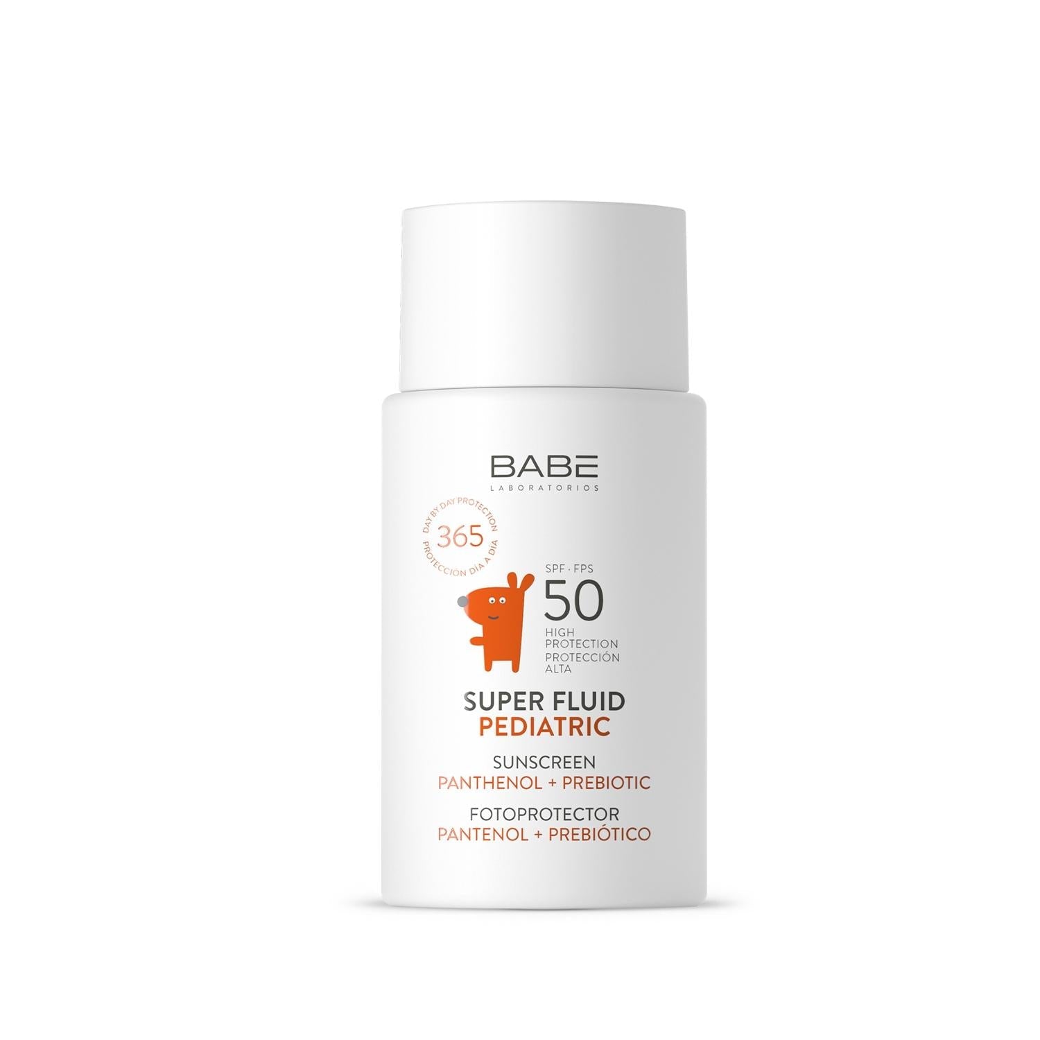 Babe Pediatric Super Fluid Baby Sunscreen SPF 50 - Gentle Sun Protection for Sensitive Skin - 50ml - Glamourous Grace