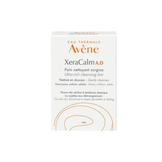 Avene XeraCalm A.D Ultra Rich Cleansing Bar: Soothe Dry, Sensitive Skin - Soap & Fragrance Free Relief for Eczema & Irritation