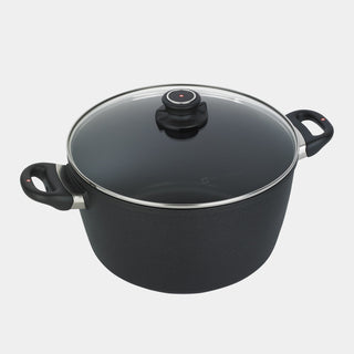 XD Nonstick Stock Pot with Glass Lid - Induction | Made in Switzerland