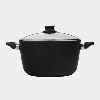 XD Nonstick Stock Pot with Glass Lid - Induction | Made in Switzerland