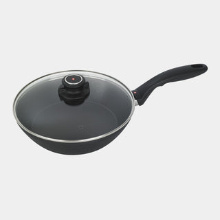 XD Nonstick 10.25" Stir-Fry Pan with Glass Lid | Made in Switzerland
