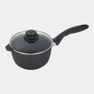 XD Nonstick Saucepan with Glass Lid - Induction | Made in Switzerland