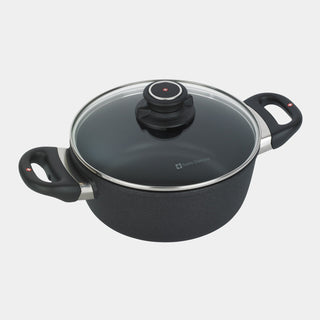 XD Nonstick Casserole with Glass Lid - Induction | Made in Switzerland