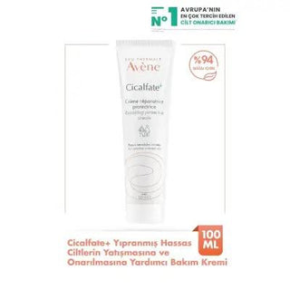 Avene Cicalfate+ Soothing and Repairing Skin Care Cream for Sensitive Skin - 3.38 fl oz - Glamourous Grace