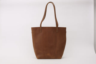 Crazy Horse Leather Tote Bag Vintage Leather Handbag Big Capacity Women Everyday Tote