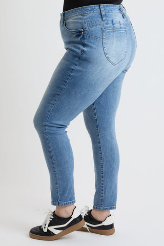 Women's Plus High Rise Curve Confidence  Skinny Jeans - Glamourous Grace