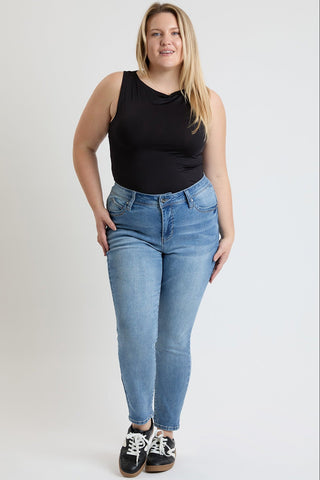 Women's Plus High Rise Curve Confidence  Skinny Jeans - Glamourous Grace