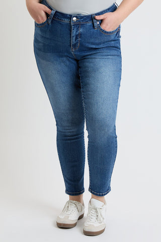 Women's Plus High Rise Curve Confidence  Skinny Jeans - Glamourous Grace