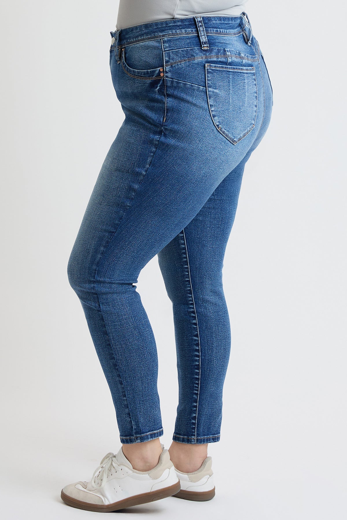 Women's Plus High Rise Curve Confidence  Skinny Jeans - Glamourous Grace