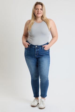 Women's Plus High Rise Curve Confidence  Skinny Jeans - Glamourous Grace