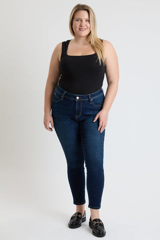 Women's Plus High Rise Curve Confidence  Skinny Jeans - Glamourous Grace
