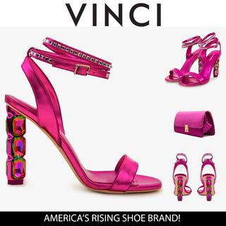 The Torola Fuchsia Stony Heel Leather Women Sandal Final Sale! - Glamourous Grace