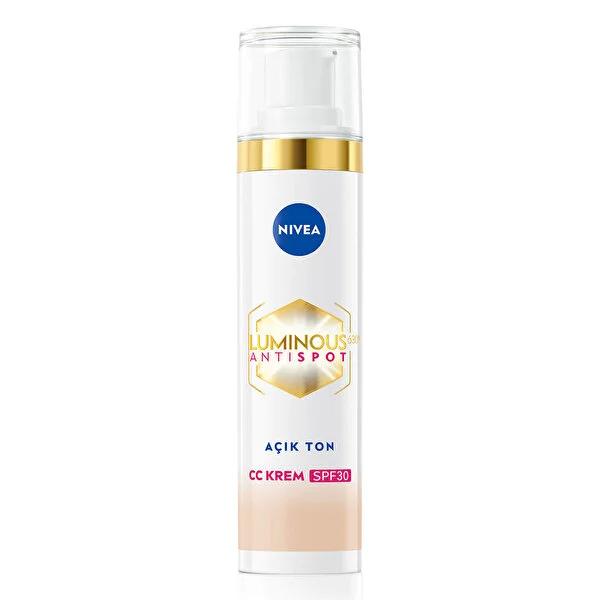 Nivea Luminous630 Anti-Dark Spot Face Cream with SPF30 - Hyaluronic Acid Moisturizer for Even Skin Tone - Glamourous Grace
