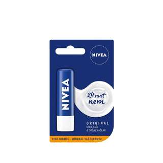 Nivea Original Care Lip Balm - Moisturizing, Colorless, 4.8g - Nivea lip balm - Glamourous Grace