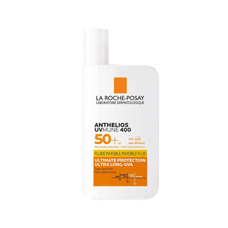 La Roche Posay Anthelios UVmune 400 Fluid Invisible SPF50+ Sunscreen - High SPF Protection for Sensitive Skin, 1.69 fl oz - Glamourous Grace