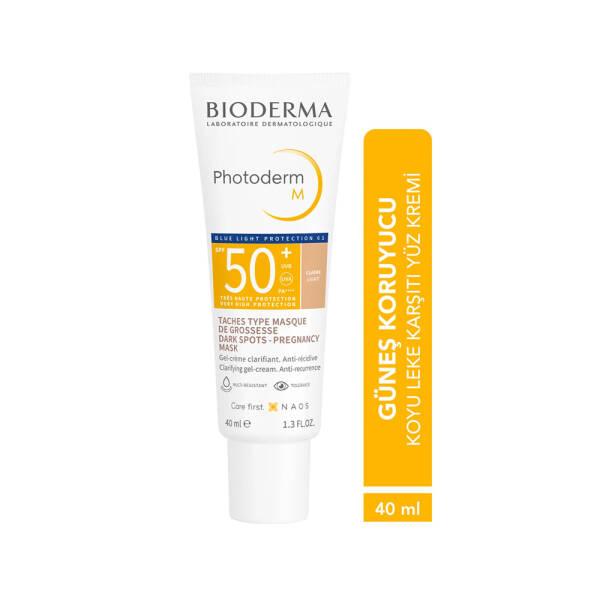 Bioderma Photoderm M Light Anti-Pigmentation Sunscreen SPF50+ 40ml - Non-Comedogenic, Photostable - Glamourous Grace