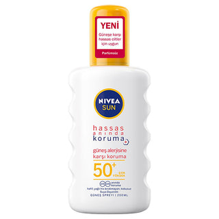 Nivea Sun SPF 50+ Sunscreen Spray for Sensitive Skin: UVA/UVB Protection, Fragrance-Free, Allergy-Friendly, Non-Greasy - Glamourous Grace