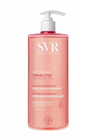 SVR Topialyse Gel Lavant Cleansing Gel for Sensitive Skin - Gentle, Non-Irritating, Family-Friendly Cleanser - Glamourous Grace