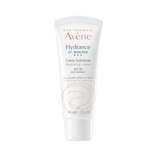 Avene Hydrance UV-Rich Moisturizing Cream SPF 30 - Hydrating, Non-Greasy, Sun Protection for Dry Skin