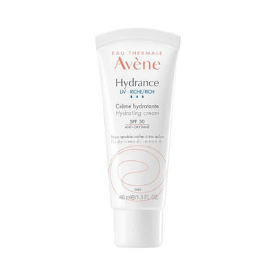 Avene Hydrance UV-Rich Moisturizing Cream SPF 30 - Hydrating, Non-Greasy, Sun Protection for Dry Skin