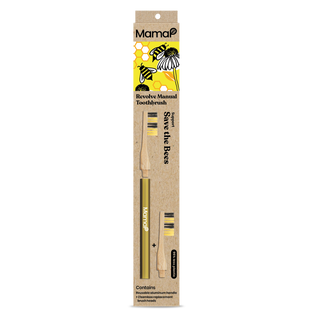 Revolve Manual Toothbrush with Replaceable Head - Save the Bees