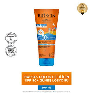 Bioxcin Children's Sunscreen Lotion SPF 50+ - Hypoallergenic, Paraben-Free, Water Resistant - 6.76 fl oz - Glamourous Grace