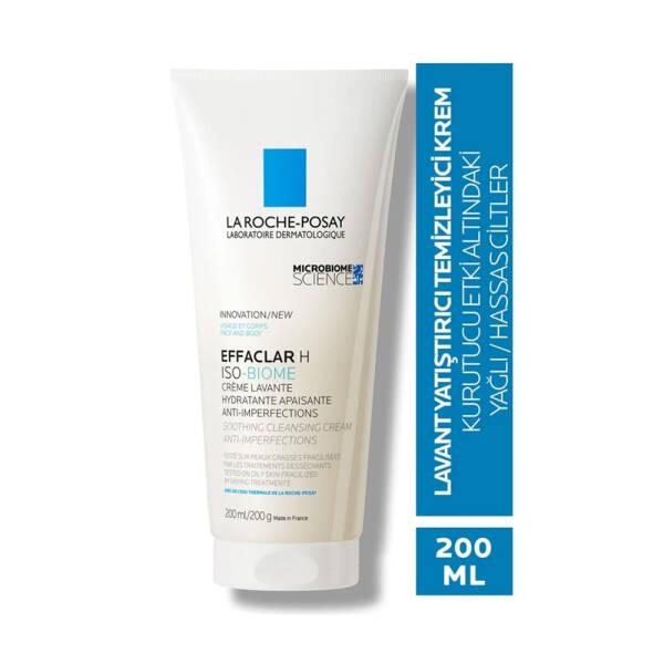 La Roche Posay Effaclar H ISO-Biome Soothing Cleansing Cream 200ml - Gentle Skincare for Acne-Prone Skin - Glamourous Grace