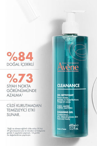 Avene Cleanance Cleansing Gel for Oily & Acne-Prone Skin - Soothing, Matte Finish, Natural Ingredients - Glamourous Grace