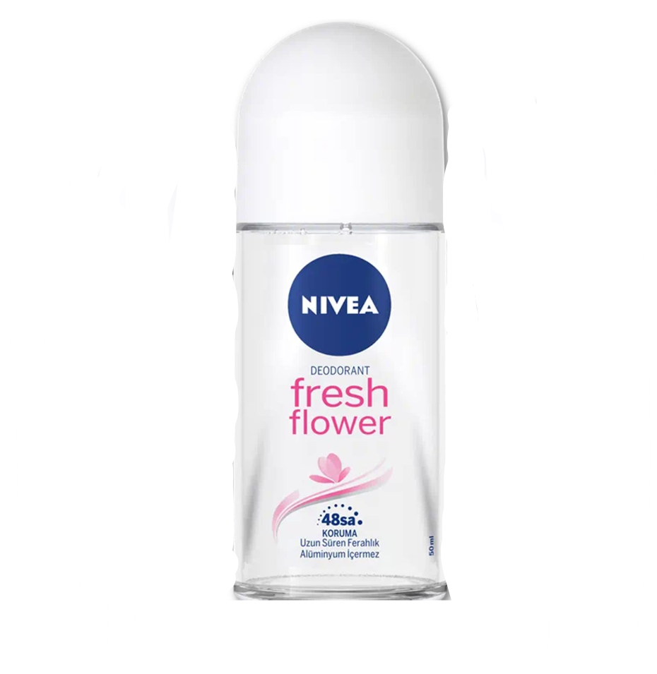 NIVEA FRESH FLOWER, ROLL-ON 48 HOURS PROTECTION, 1.7 OZ - Glamourous Grace