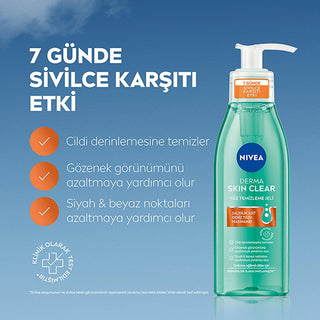Nivea Derma Skin Clear Acne Face Wash: Deep Cleansing Salicylic Acid & Niacinamide Gel for Blemish & Pore Control, Oily & Acne-Prone Skin - Glamourous Grace
